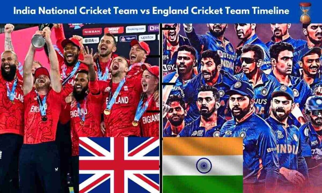India National Cricket Team vs England Cricket Team Timeline: A Comprehensive Guide