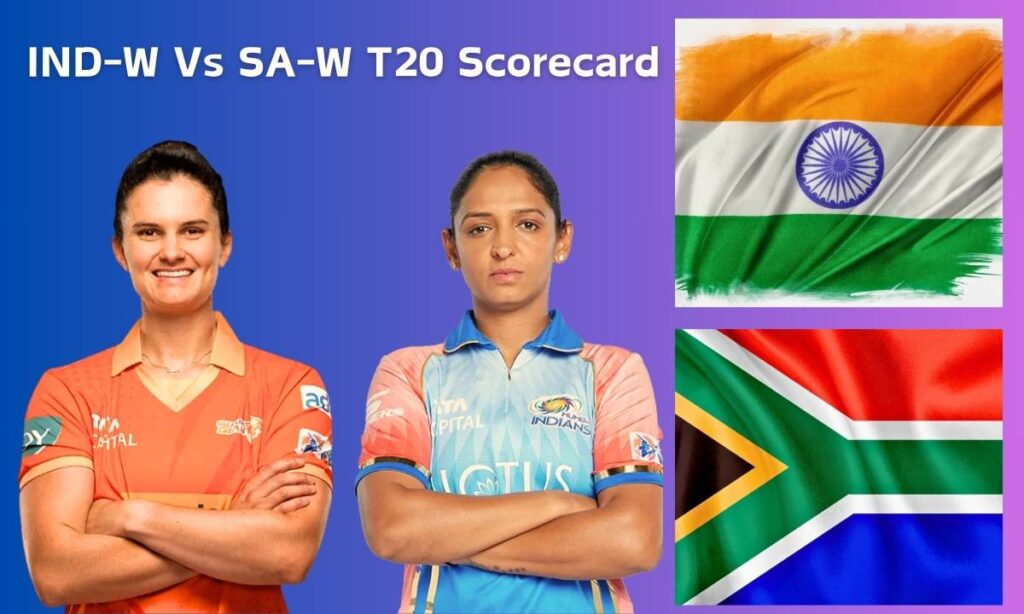 IND-W Vs SA-W T20 Scorecard Of T20I World Cup 2024 Warm-Up Match