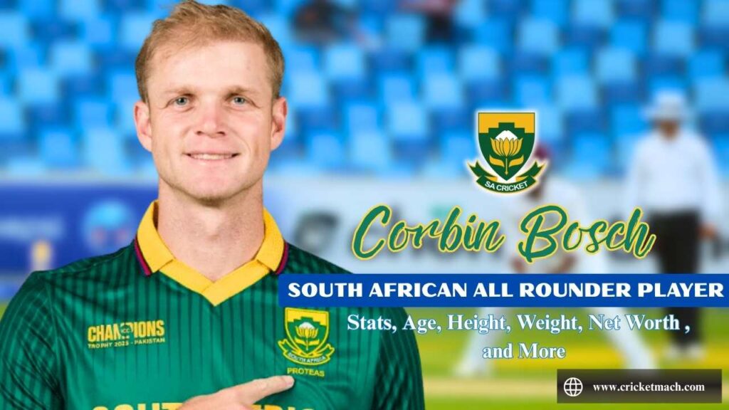 Corbin Bosch : Stats, Age, Weight , Height, Net Worth, Social Media And More