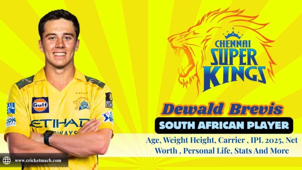 From South Africa to IPL Stardom: The Inspiring Cricket Career of Dewald Brevis with Complete Stats