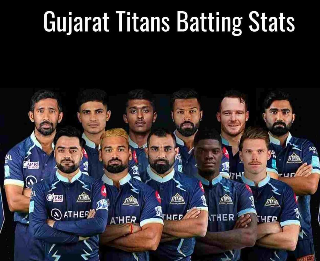 Gujarat Titans Batting Stats