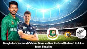 Bangladesh National Cricket Team vs New Zealand National Cricket Team Timeline