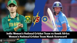 India Women's National Cricket Team vs South Africa Women's National Cricket Team Match Scorecard
