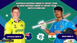 australia national under-19 cricket team vs india national under-19 cricket team match scorecard