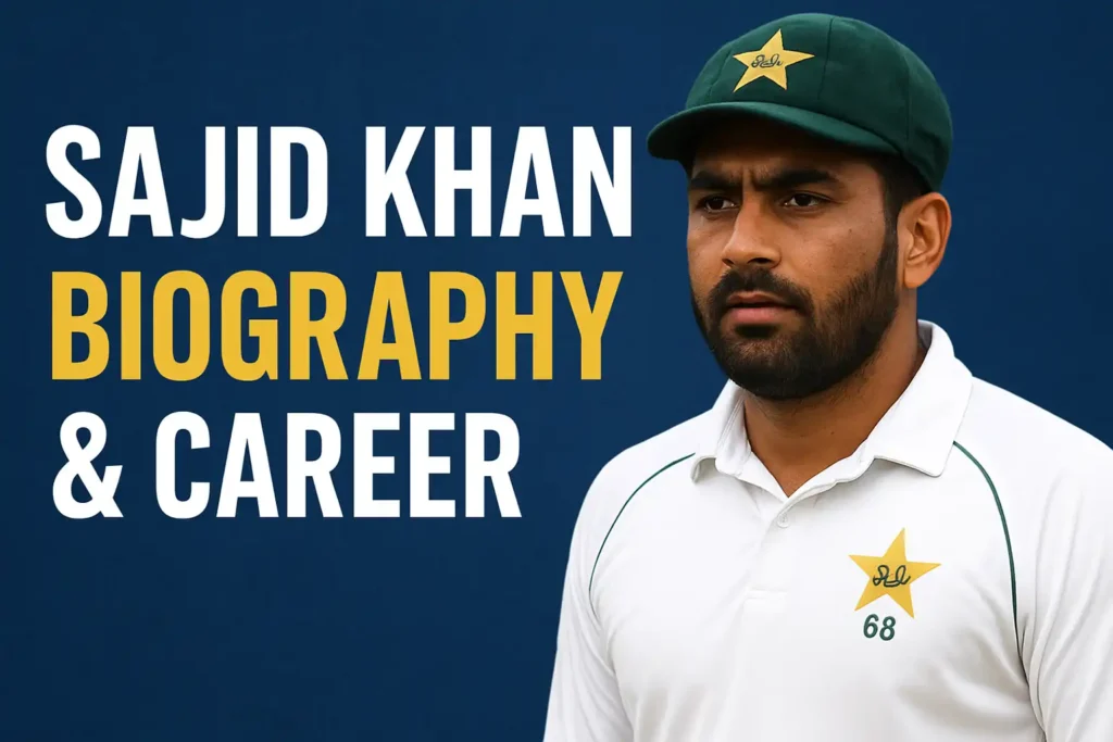 Sajid Khan Cricketer – Biography, Age, Career, Stats & More